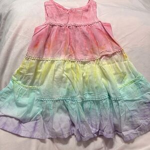 Pandemonium Girl’s Tie Dye Flowy Dress Size 2T with pockets. Sleeveless